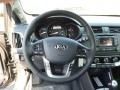 Black 2014 Kia Rio EX Steering Wheel