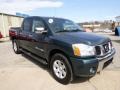 2005 Deep Water Blue Nissan Titan XE Crew Cab 4x4  photo #2