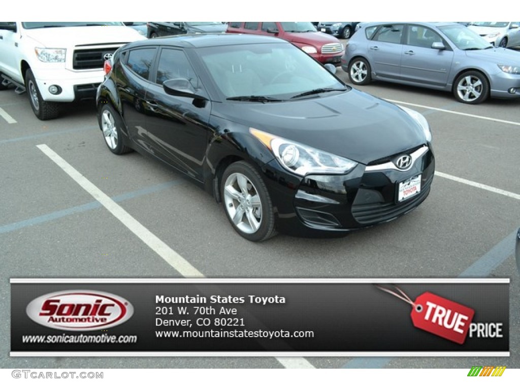 Ultra Black Hyundai Veloster