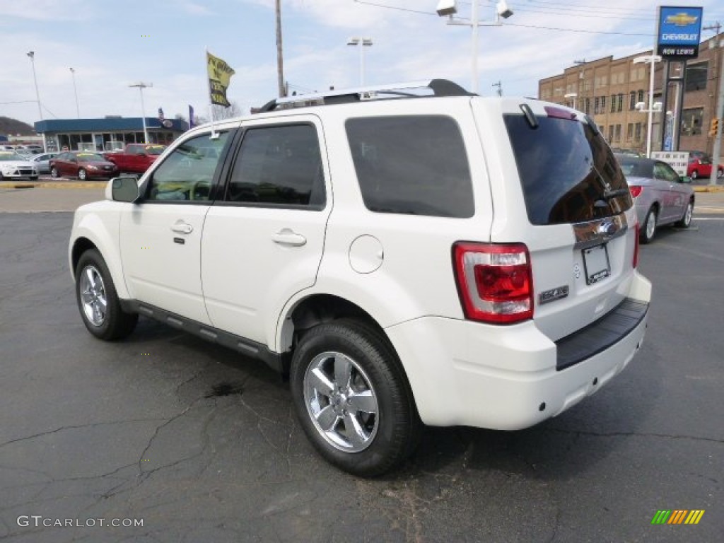 2012 Escape Limited 4WD - White Suede / Camel photo #6