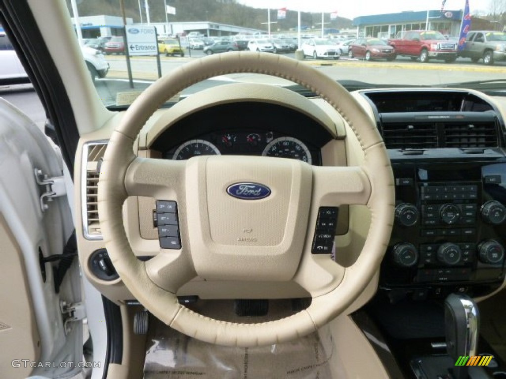 2012 Escape Limited 4WD - White Suede / Camel photo #18