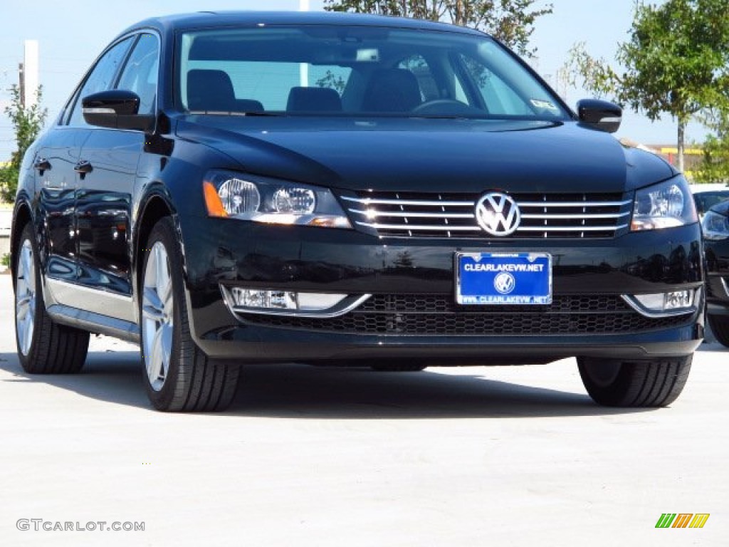 Black Volkswagen Passat