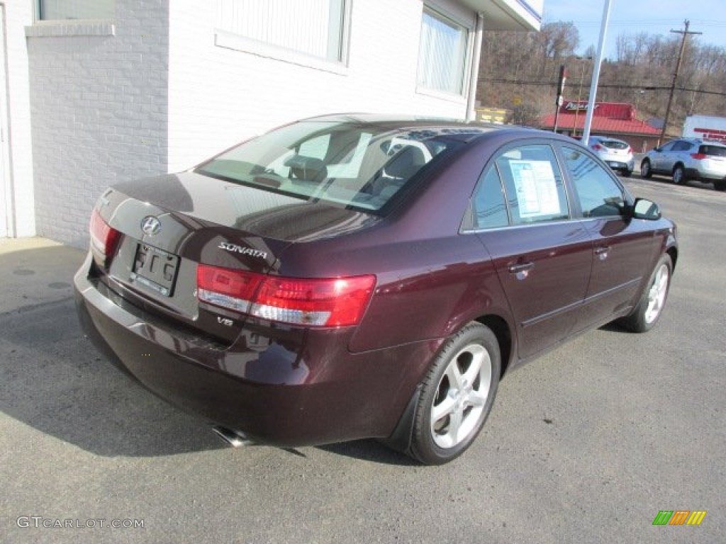 2006 Sonata GLS V6 - Dark Cinnamon / Beige photo #9