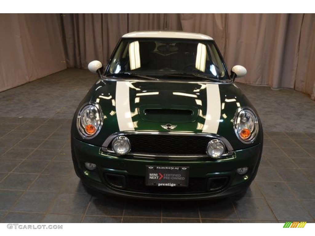 2011 Cooper S Hardtop - British Racing Green II / Punch Carbon Black Leather photo #3