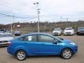 2014 Blue Candy Ford Fiesta SE Sedan  photo #1