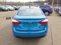 2014 Blue Candy Ford Fiesta SE Sedan  photo #7