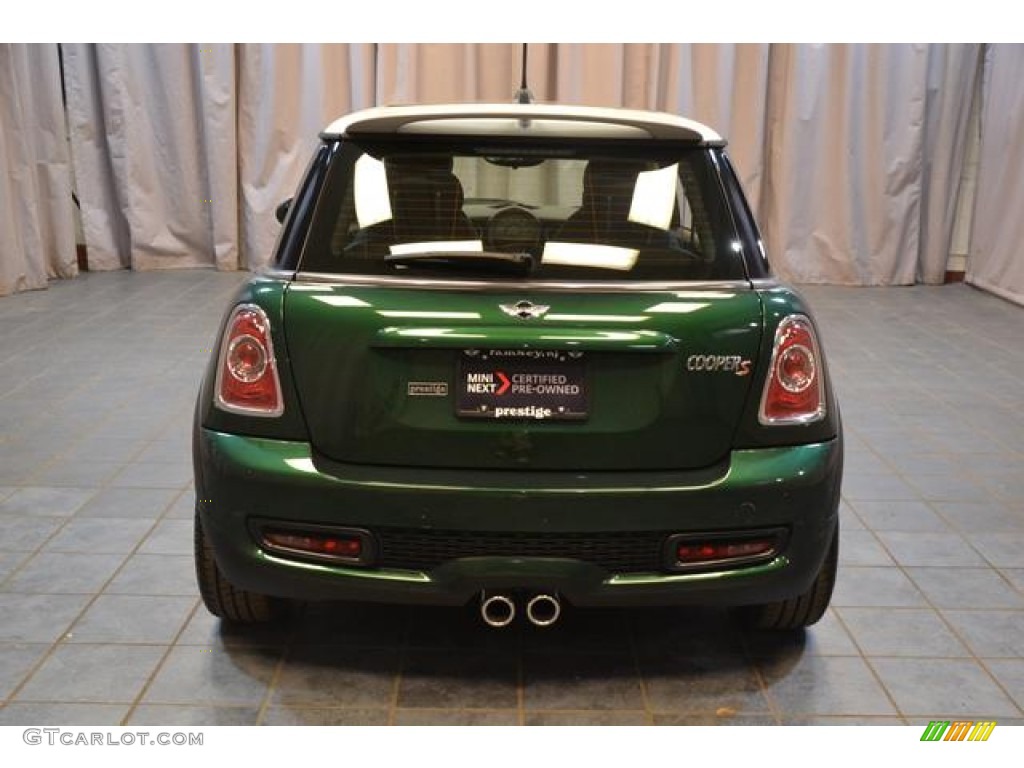 2011 Cooper S Hardtop - British Racing Green II / Punch Carbon Black Leather photo #21