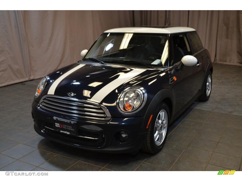 2013 Cooper Hardtop - Reef Blue Metallic / Carbon Black photo #1