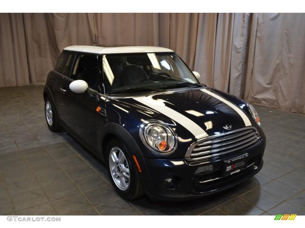 2013 Cooper Hardtop - Reef Blue Metallic / Carbon Black photo #4