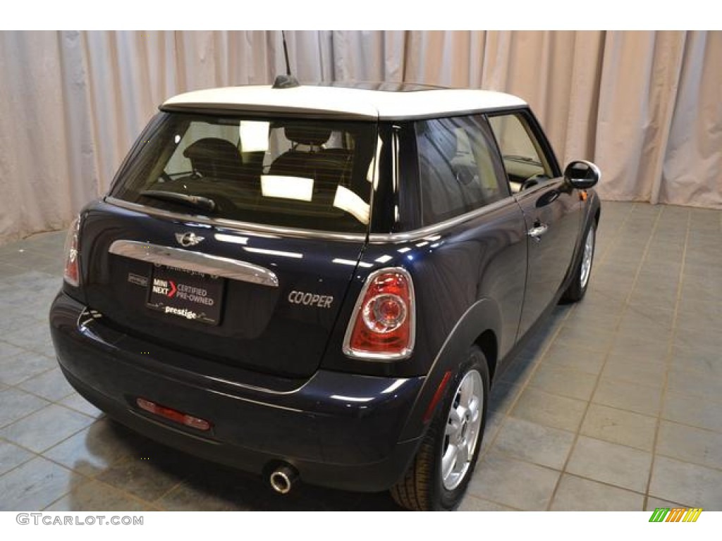 2013 Cooper Hardtop - Reef Blue Metallic / Carbon Black photo #12