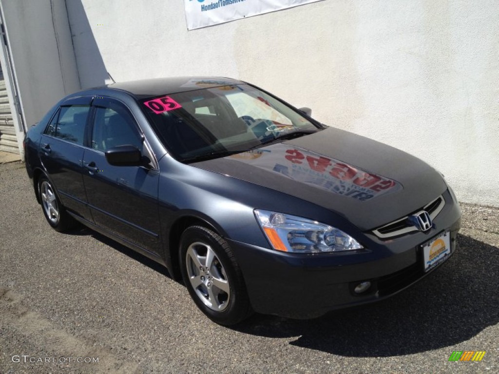 2005 Accord Hybrid Sedan - Graphite Pearl / Gray photo #32