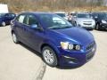 2014 Blue Topaz Metallic Chevrolet Sonic LT Sedan  photo #3