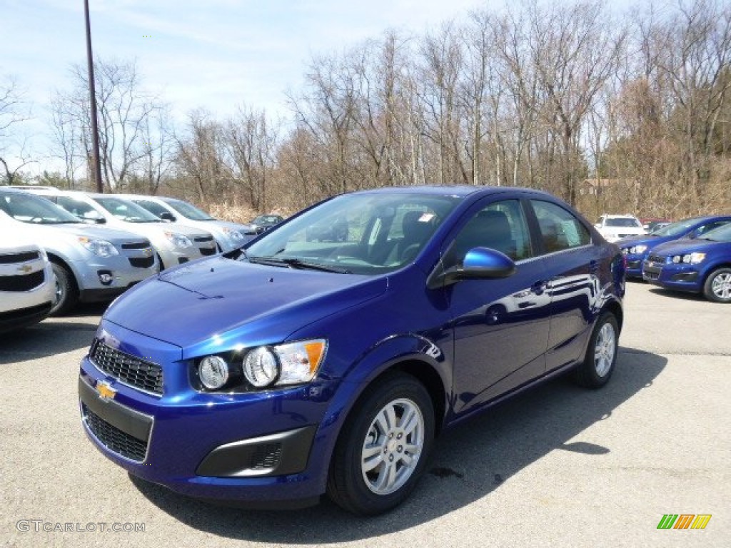 2014 Sonic LT Sedan - Blue Topaz Metallic / Jet Black/Dark Titanium photo #1