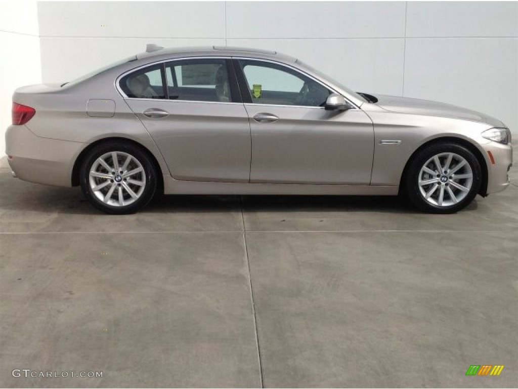 2014 5 Series 535i Sedan - Cashmere Silver Metallic / Venetian Beige photo #2