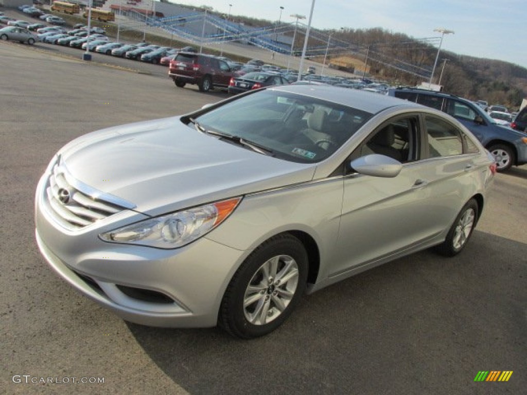 2011 Sonata GLS - Radiant Silver / Gray photo #5