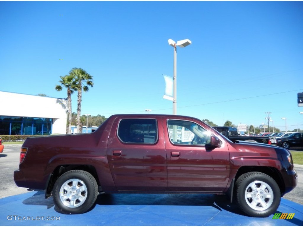 Dark Cherry Pearl 2008 Honda Ridgeline RTL Exterior Photo #92396172