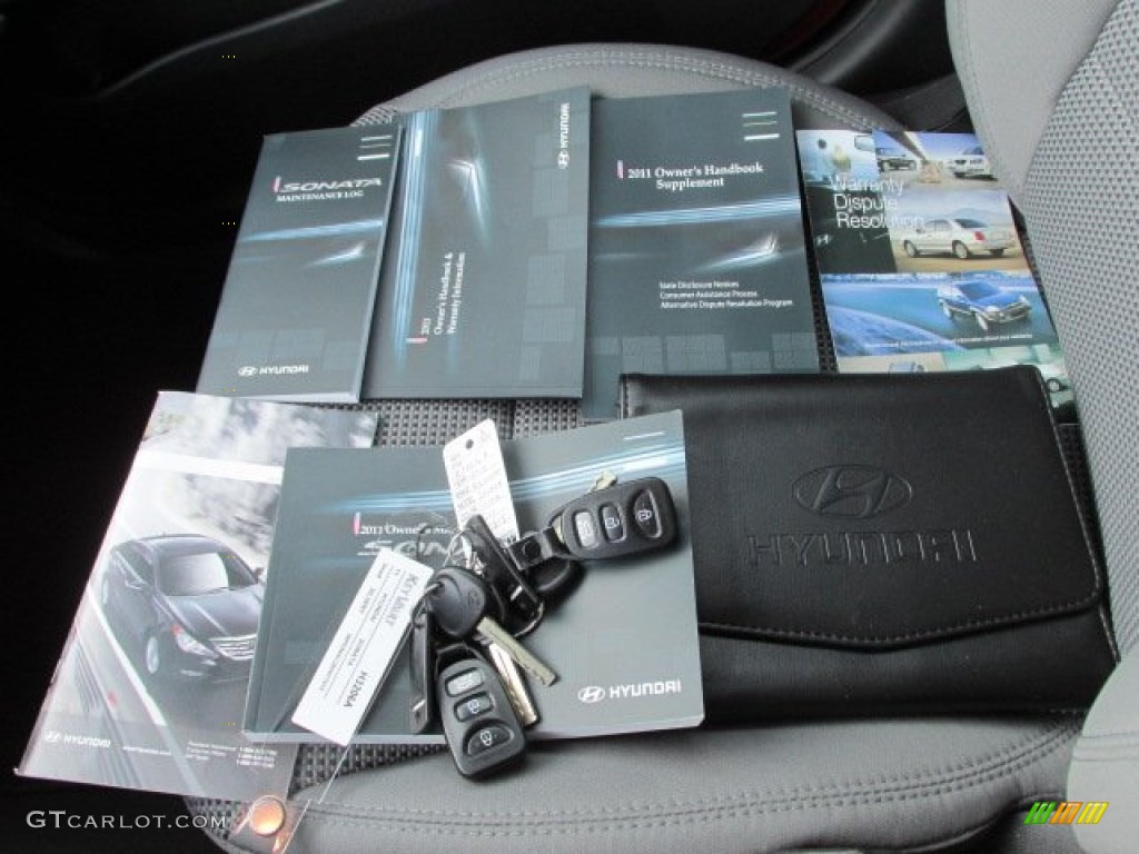 2011 Sonata GLS - Radiant Silver / Gray photo #23