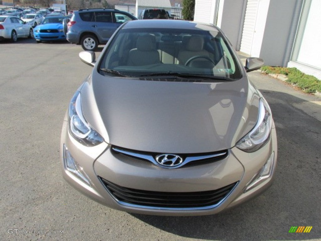 2014 Elantra SE Sedan - Bronze / Beige photo #4