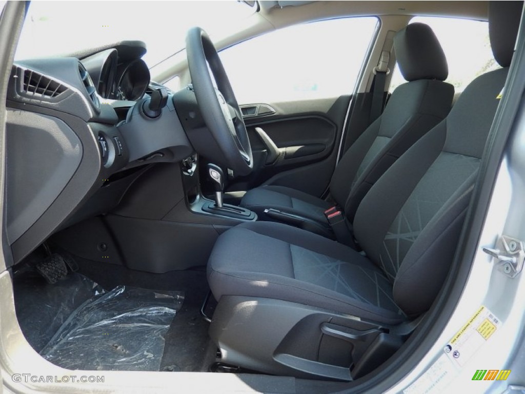 2014 Fiesta S Hatchback - Ingot Silver / Charcoal Black photo #6