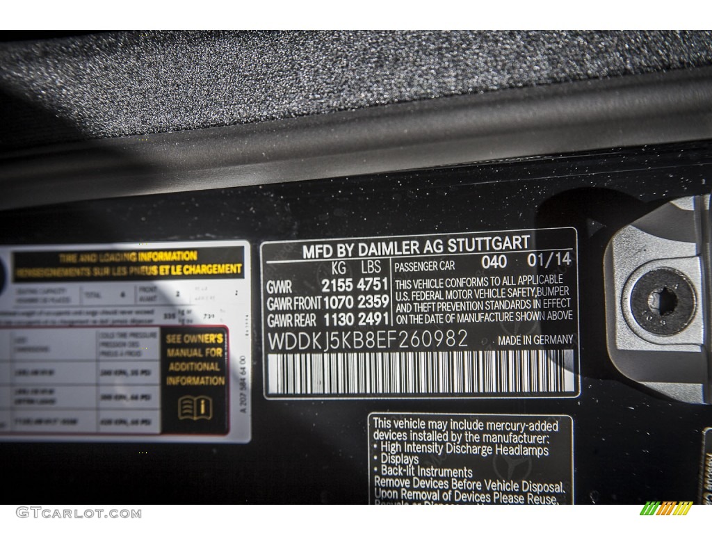 2014 E 350 Coupe - Black / Black photo #7