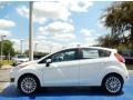 Oxford White 2014 Ford Fiesta Titanium Hatchback Exterior