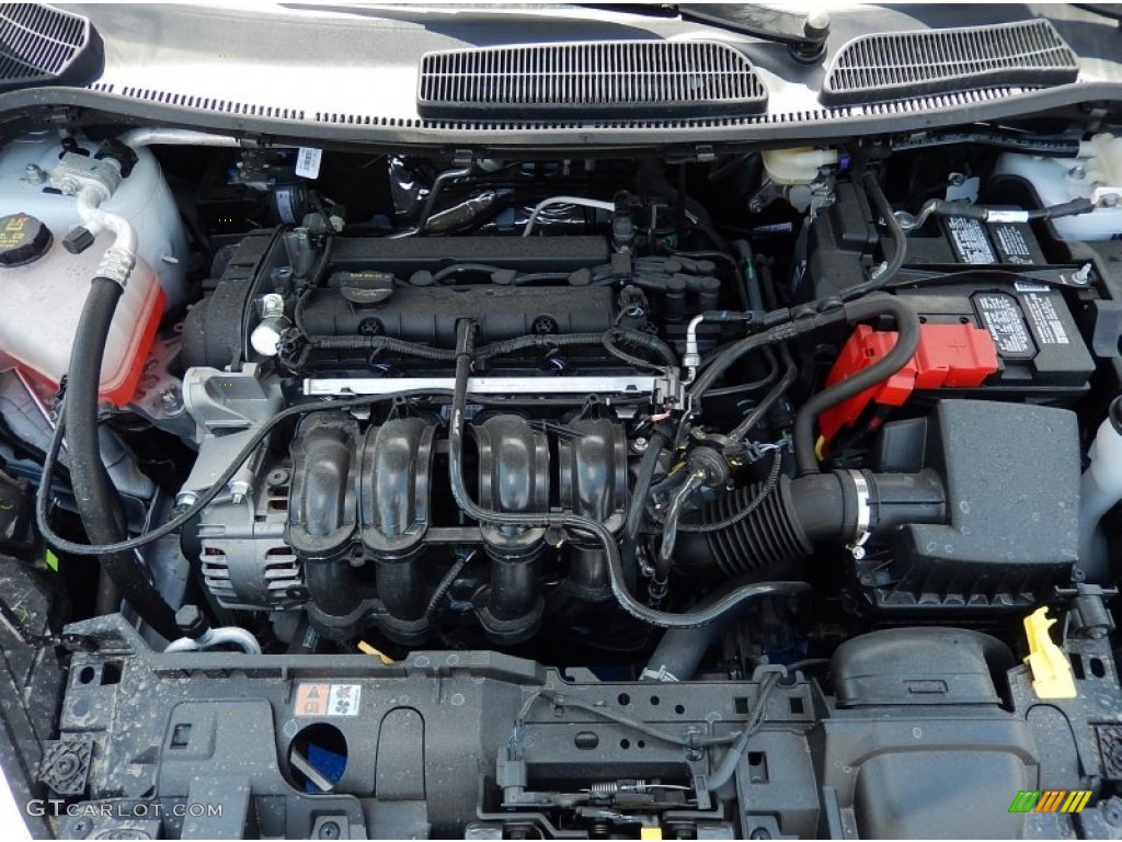2014 Ford Fiesta Titanium Hatchback Engine Photos