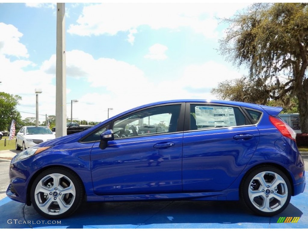Performance Blue 2014 Ford Fiesta ST Hatchback Exterior Photo #92400438