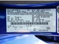 L1: Performance Blue 2014 Ford Fiesta ST Hatchback Color Code