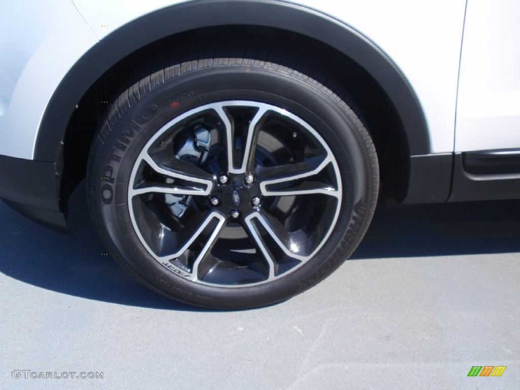2014 Explorer Sport 4WD - White Platinum / Charcoal Black photo #12