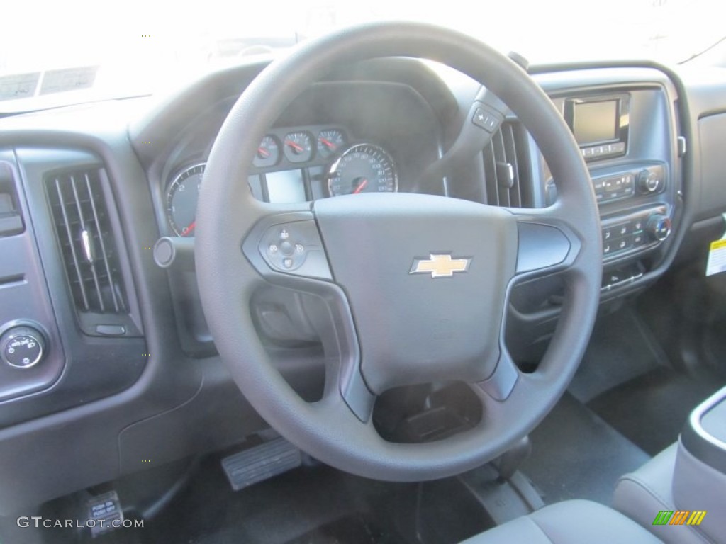 2014 Silverado 1500 WT Regular Cab 4x4 - Summit White / Jet Black/Dark Ash photo #16