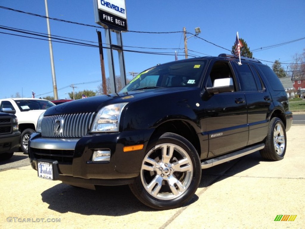 2010 Mountaineer V8 Premier AWD - Black / Charcoal Black photo #1