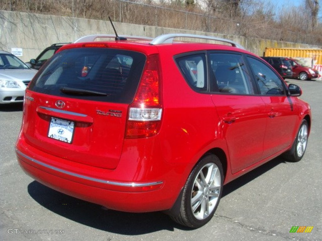 2012 Elantra GLS Touring - Chilipepper Red / Black photo #4