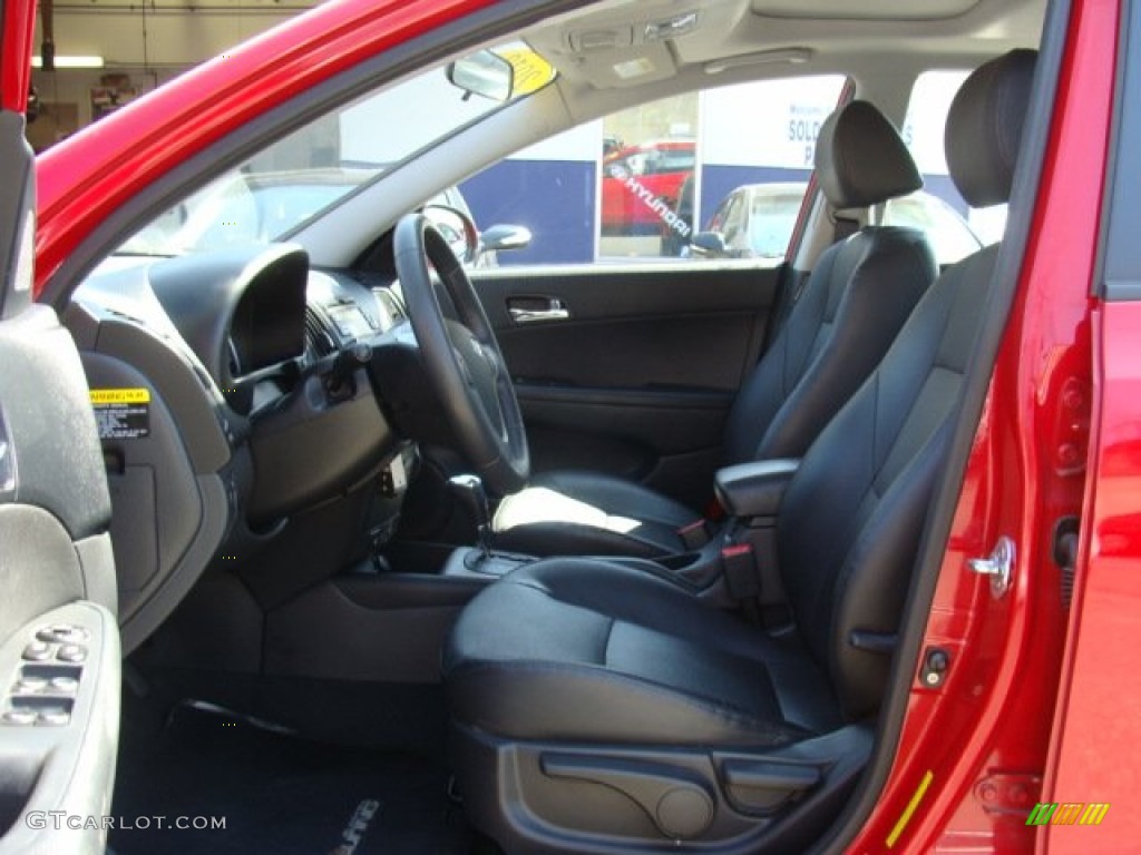 2012 Elantra GLS Touring - Chilipepper Red / Black photo #10