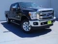 2014 Tuxedo Black Metallic Ford F250 Super Duty Lariat Crew Cab 4x4  photo #1