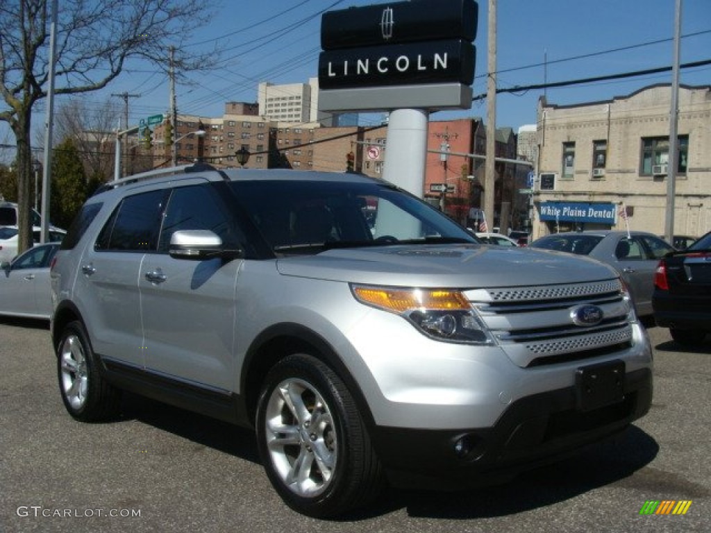 2013 Explorer Limited 4WD - Ingot Silver Metallic / Charcoal Black photo #1