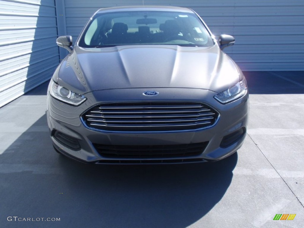 2014 Fusion SE EcoBoost - Sterling Gray / Charcoal Black photo #8