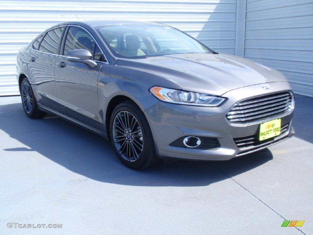 2014 Fusion SE EcoBoost - Sterling Gray / Dune photo #1