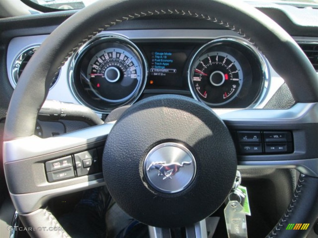 2013 Mustang GT Premium Coupe - Ingot Silver Metallic / Charcoal Black photo #20