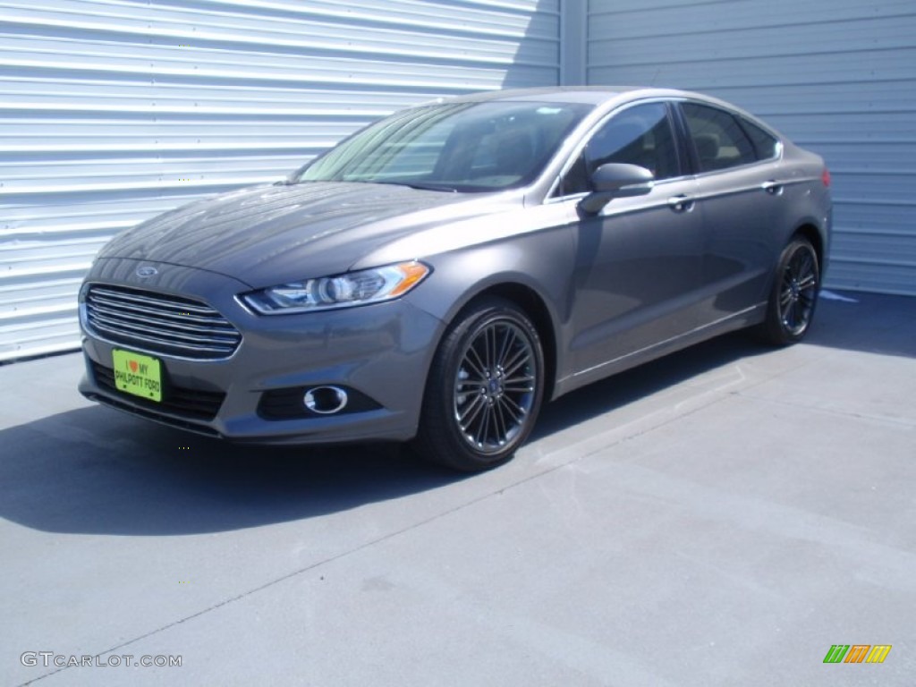 2014 Fusion SE EcoBoost - Sterling Gray / Dune photo #7