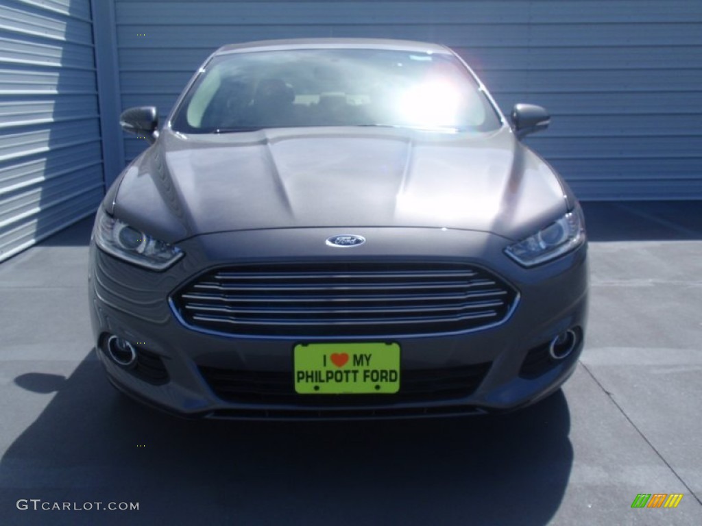 2014 Fusion SE EcoBoost - Sterling Gray / Dune photo #9