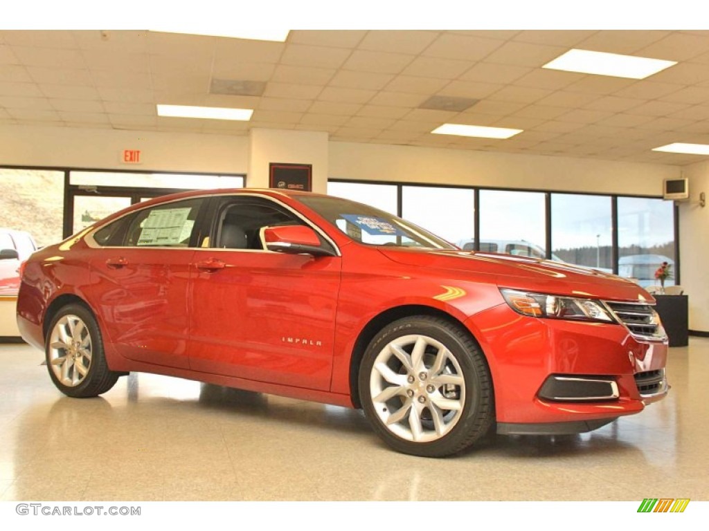 2014 Impala LT - Crystal Red Tintcoat / Jet Black/Dark Titanium photo #7