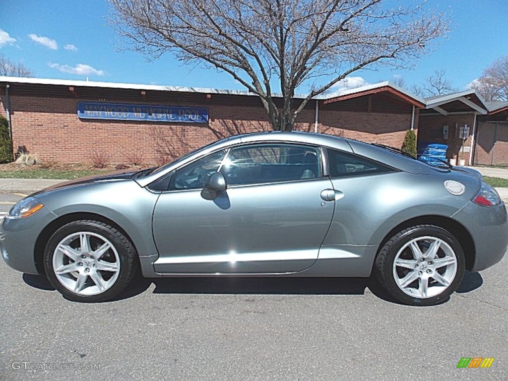 2007 Eclipse GT Coupe - Satin Meisai Gray Pearl / Dark Charcoal photo #2