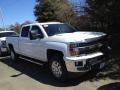 2015 Summit White Chevrolet Silverado 3500HD LTZ Crew Cab 4x4  photo #2