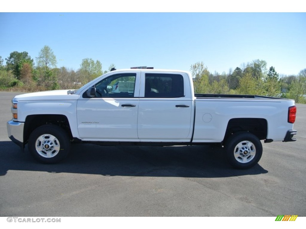 Summit White 2015 Chevrolet Silverado 2500HD LT Crew Cab Exterior Photo #92413524