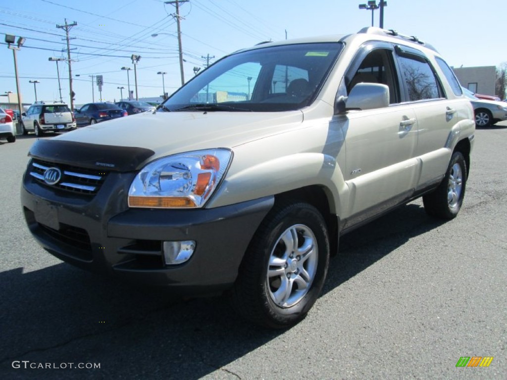 Champagne Metallic 2007 Kia Sportage EX V6 4WD Exterior Photo #92414568