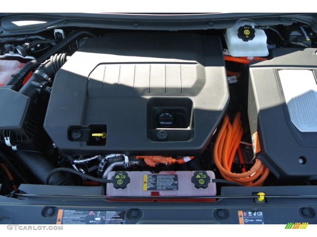 2014 Cadillac ELR Coupe 154 kW Plug-In Electric Motor/1.4 Liter GDI DOHC 16-Valve VVT 4 Cylinder Range Extending Engine Engine Photo #92415933