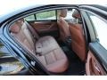 2014 BMW 5 Series Cinnamon Brown Interior Rear Seat Photo