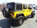 2008 Detonator Yellow Jeep Wrangler Unlimited X 4x4  photo #3