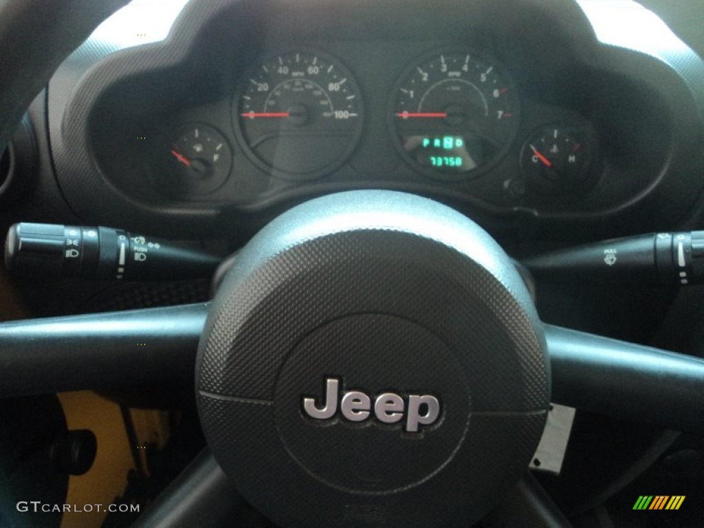 2008 Wrangler Unlimited X 4x4 - Detonator Yellow / Dark Slate Gray/Med Slate Gray photo #6