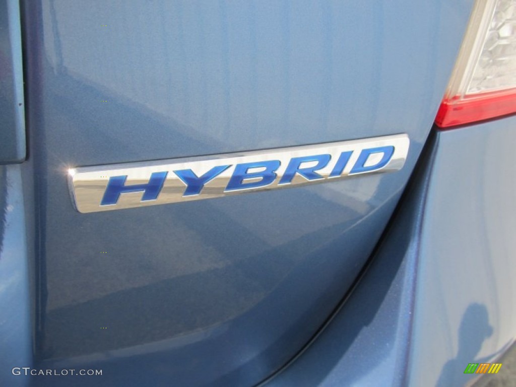 2010 Insight Hybrid LX - Atomic Blue Metallic / Gray photo #6